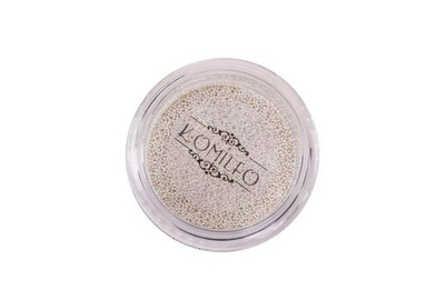 Komilfo бульонкі (металеві) срібло 0.4 мм 6 грам