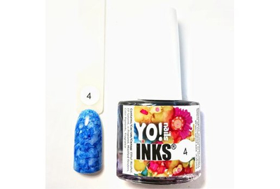 Чернила Yo nails 4 цвет синий 5 мл