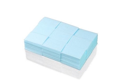Lint-free napkins, blue