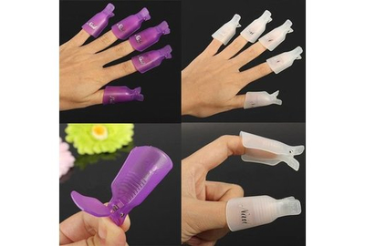 Зажимы для снятия гель-лака 10 шт