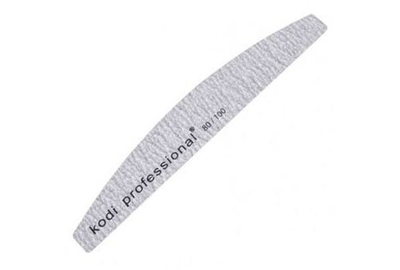 Пилка для ногтей Kodi Half Grey полумесяц 80/100
