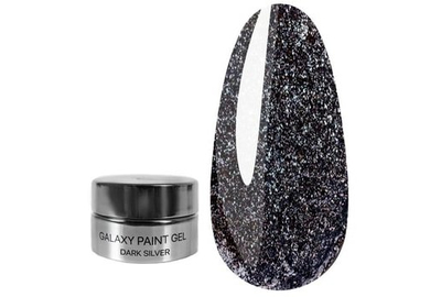 Гель-краска Kodi Galaxy 01 dark silver 4 мл