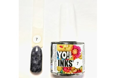 Чернила Yo nails 7 цвет черный 5 мл