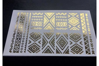 Фольгированный слайдер -020 золото