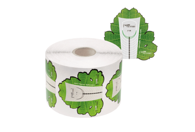 Формы для наращивания ногтей Зеленый лист 10 шт