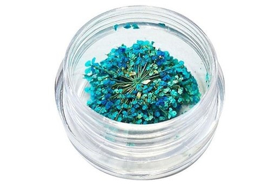 Декор для нігтів Сухоцвіти № 1 Бірюза