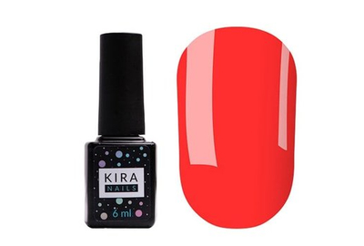 Гель-лак Kira Nails №172 коралловый неоновый, 6 мл