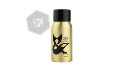 Топ для гель-лака FOX Top Rubber No Wipe без ЛЖ, 30 мл