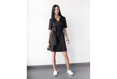 Халат для майстра Токіо чорний р 42-48