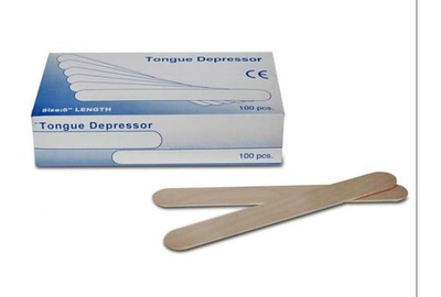 Шпатель для воска - одноразовый деревянный 50 шт