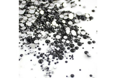 Стразы Black микс размер 100 шт