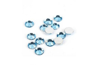 Стразы для ногтей голубые SS4 100 шт