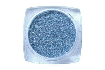 Komilfo блесточки № 002 розмір 01 мм срібло голограма 25 г