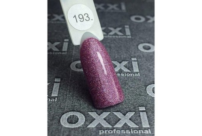 Гель-лак Oxxi №193 сиреневый с микроблеском, 10 мл