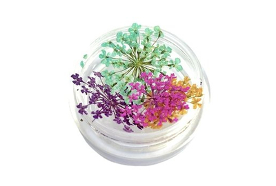 Декор для ногтей Сухоцветы микс №3