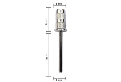 Насадка фреза металева D 5 під наждачний барабан