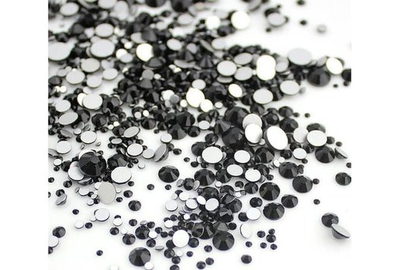 Стразы Black микс размер 1000 шт