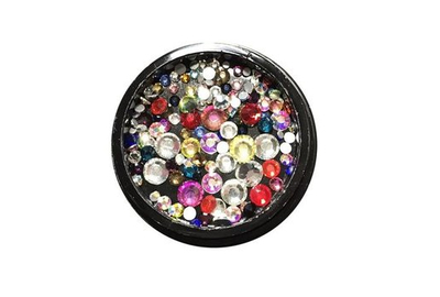 Цветные стразы в баночке Lilly