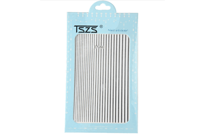 Наклейка гибкая лента серебро