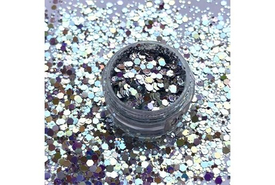 Микс паеток Бриллиант №009 холодное серебро
