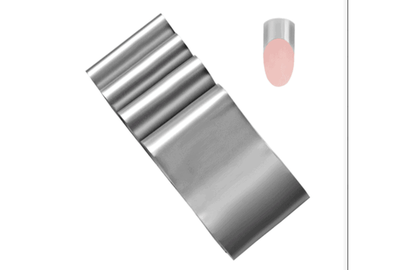 Фольга для кракелюра матовая серебро