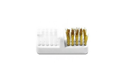 Brush for cleaning cutters double brass plastic