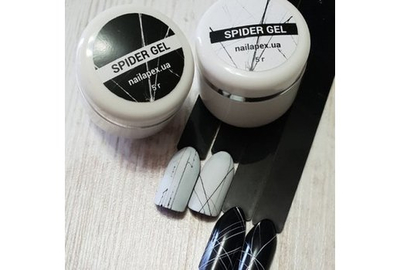 Гель-паутинка NailApex Spider gel White белый 5 мл