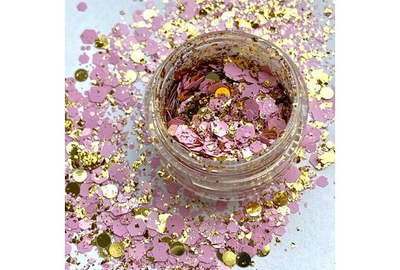 Микс паеток Бриллиант №038 розовый