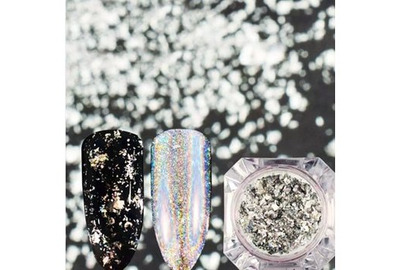 Хлопья Юки Галактика серебро