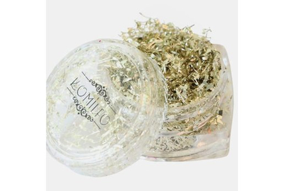 Foil chips Komilfo Foil Stripes #09 Champagne silver 0.2 g