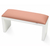 Armrest on white legs Light Pink Light pink