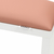 Armrest on white legs Light Pink Light pink, 2 image