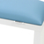 Armrest on white legs Sky Blue Sky blue, 2 image