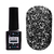 Top for gel polish Kira Nails No Wipe Silver Top without LSH with silver, 6 ml