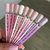 Акрил гель Komilfo PolyGel №07 Pink Glitter, розовый с шиммером, 15 мл, изображение 3