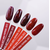 Gel polish Kira Nails Hot Peppers #05 dark red with silver shimmer, 6 ml, 2 image