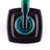 Гель-лак Kira Nails Vitrage №V06 зелено-бірюзовий вітражний, 6 мл