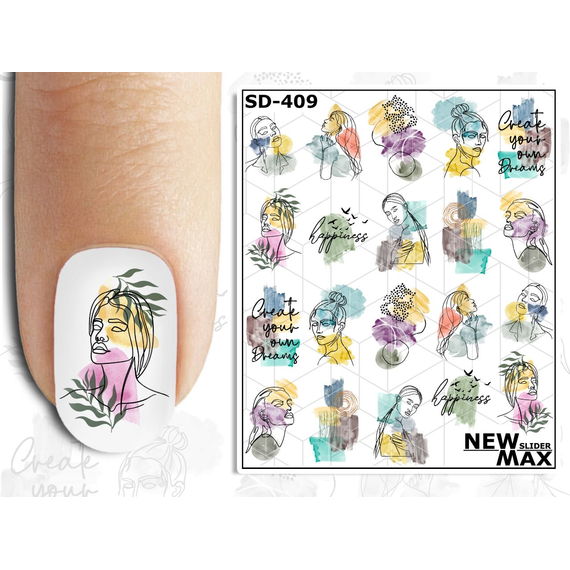 Слайдер дизайн SD 409 обличчя