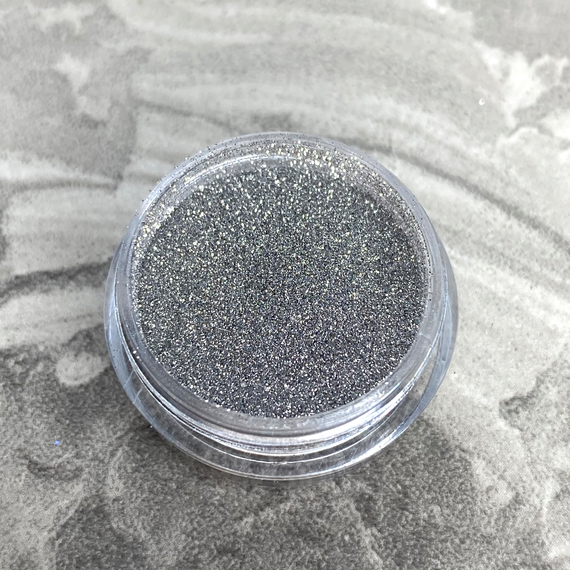 Светоотражающие блестки NailApex №1 серебро, изображение 2