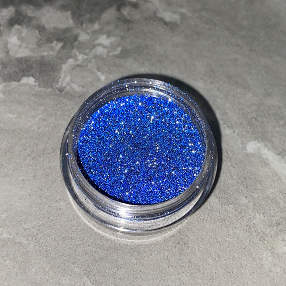 Светоотражающие блестки NailApex №5 cини