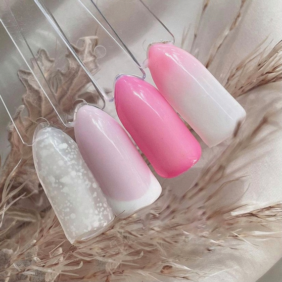 Топ для гель-лаку NailApex Pink Shake Top молочно-рожевий, 15 г, зображення 3