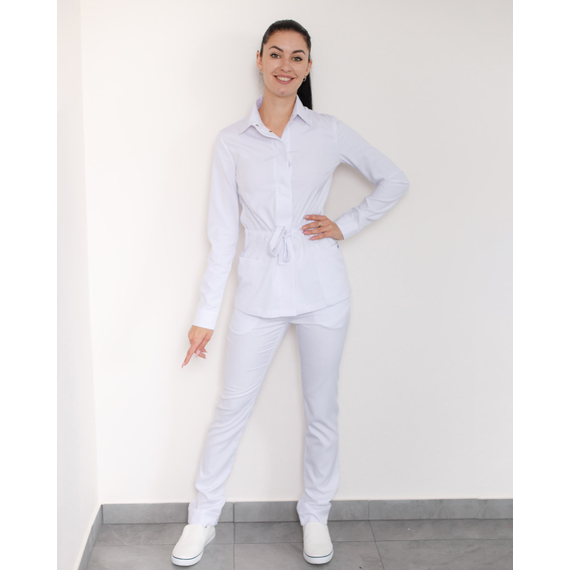 Костюм для мастера Монтана белый, р 42-54