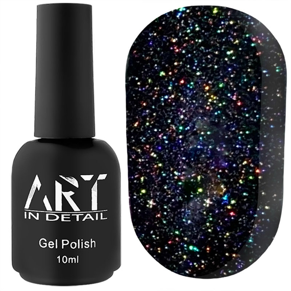 Top for gel polish ART Rainbow holographic, 10 ml