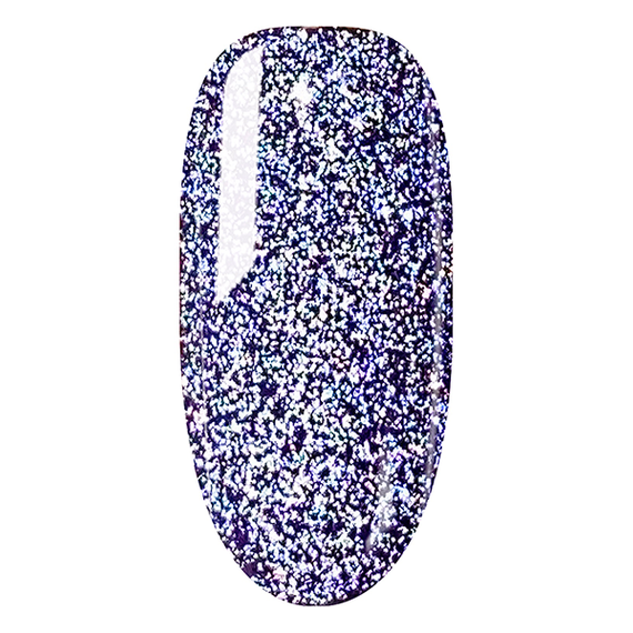Reflective gel polish DIS Flash No. 15 lavender, 7.5 ml