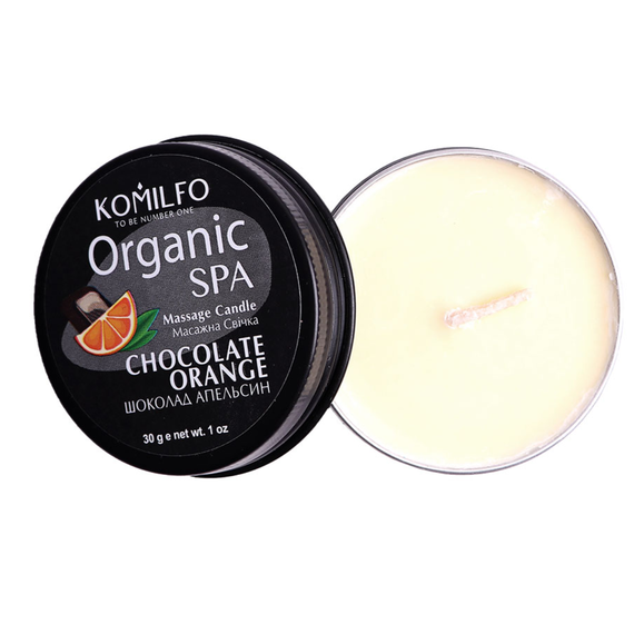 Массажная свеча Komilfo Massage Candle Chocolate Orange 30 г