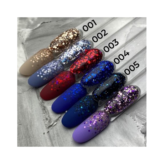 Гель с блестками ART Mermaid Glitter Gel №004, 5 мл, изображение 2