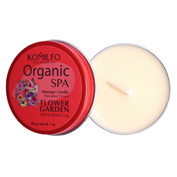 Массажная свеча Komilfo Massage Candle Flower Garden 30 г