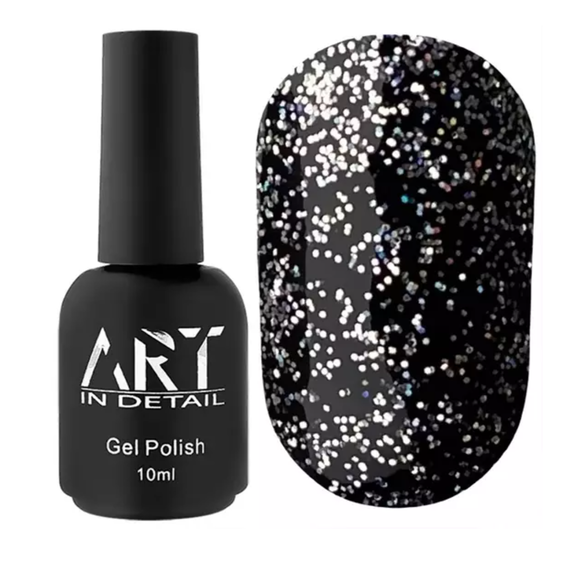 Топ для гель-лака ART No Wipe Top Star с блестками, без ЛЖ, 10 мл