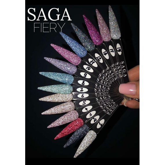 Гель-лак SAGA Fiery №09 светоотражающий, 10 мл, изображение 2