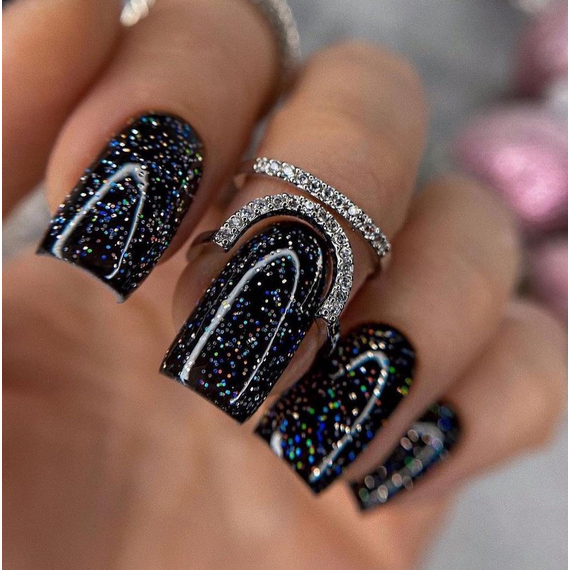 Топ для гель-лака ART No Wipe Top Star с блестками, без ЛЖ, 10 мл, изображение 3